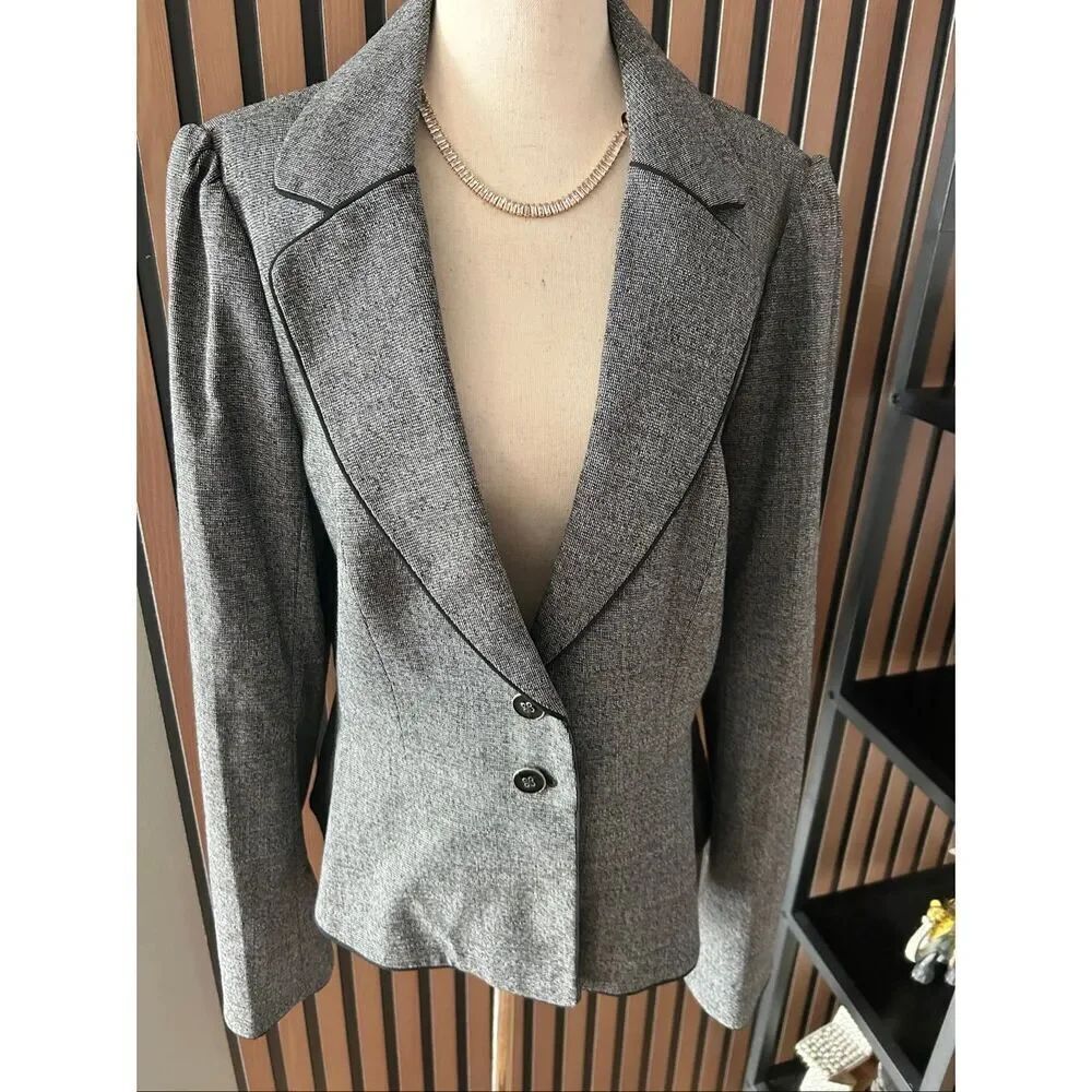 White House black market grey Blazer size 12 new with tags office wear